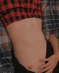 Laying in my new bed photo