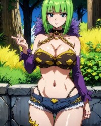 Green hair sweethearts photo