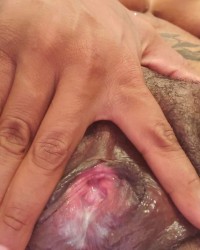 Spreading my pink pussy open 🥰😋 photo