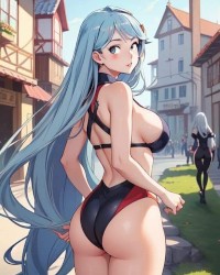 Blue hair photo