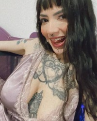 Goth Tattooed Big Titty Model 💕 photo