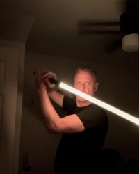Some fun with my new Light saber photo