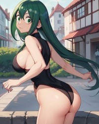 Green hair sweethearts photo