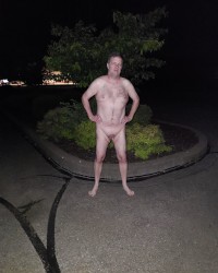 Streaking in public photo
