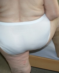Mein dicker Arsch in Panty ( Unterhose ) photo