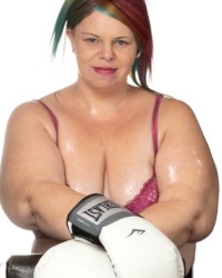 sexy in sweat and tempting in lace photo