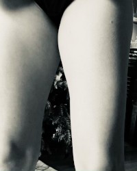 Black and white and RAW photo