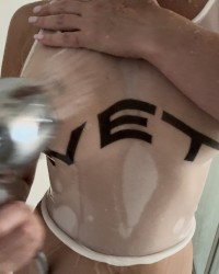 Wet t-shirt photo