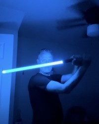 Some fun with my new Light saber photo
