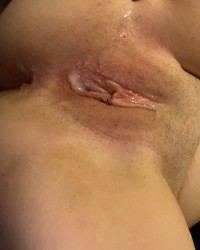 Cum Covered Nude photo