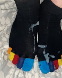 Toe socks photo