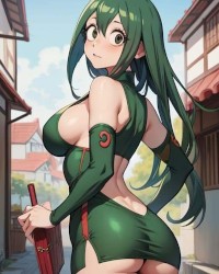Green hair sweethearts photo