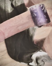 Hard white cock photo