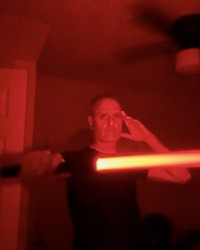 Some fun with my new Light saber photo