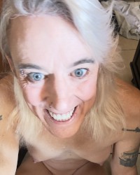Horny and alone at home photo