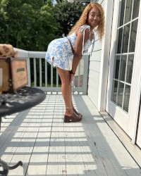 Black Pornstar fijii pornbox behind the scenes photo