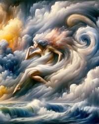 My Art Praising Storm in Paris photo