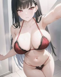 Just out of the shower photo