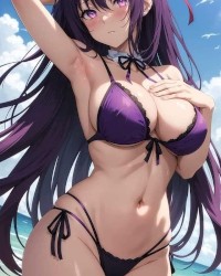 Purple hair photo