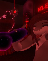 Milfy Shark Girl Blows And Gets Fucked By Horny Male | VRCHAT PORN photo