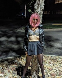 Late night exhibitionist photo