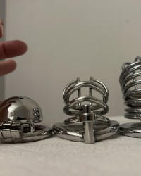 Which Chastity Cage Is Ur Favorite? Which Cage Would You Like To See Me In? photo