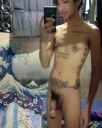 Alex Dy Flexing New Tattoos (Nipples and Waist Wrap Around) photo