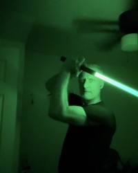 Some fun with my new Light saber photo