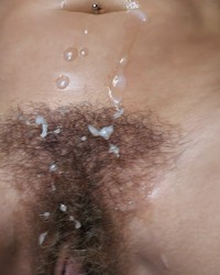 Sexy wife / Wet hairy pussy photo