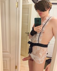 Maid femboy photo