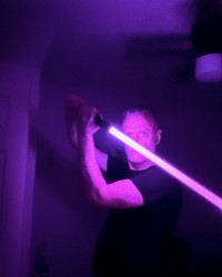 Some fun with my new Light saber photo
