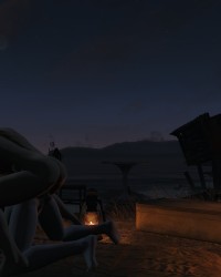 Sexbot tied up on the beach (LONELY) photo