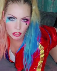 Joi with Harley Quinn photo