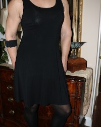 Sissy crossdressor in a dress photo