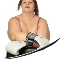 sexy in sweat and tempting in lace photo