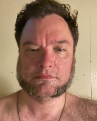 I enjoy it when strangers shoot a load in my face photo