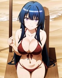 Blue hair photo