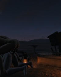 Sexbot tied up on the beach (LONELY) photo