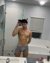 Mirror pic in my new bottoms photo