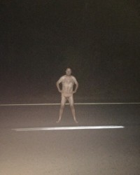 Streaking in public photo