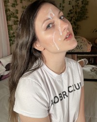 Cum on my face! photo