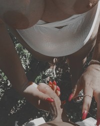 Playing with a delicious cock! photo