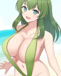 Green hair sweethearts photo