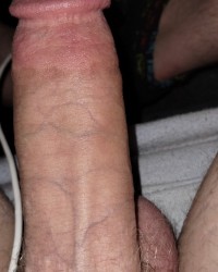 My Huge White Cock photo