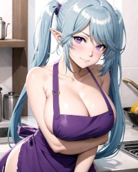 Blue hair photo