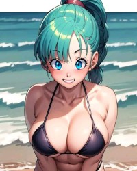 Blue hair photo