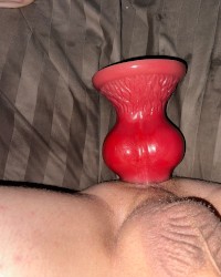 Knotted dildo photo