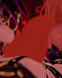 Slutty Fox Being Naughty With A Horny Male | VRCHAT Porn photo