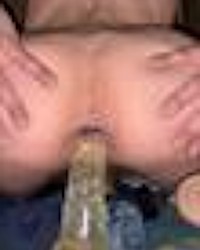 Me my tight ass and my thick dildo photo