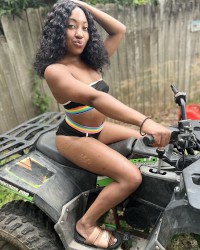 Black Pornstar fijii pornbox behind the scenes photo
